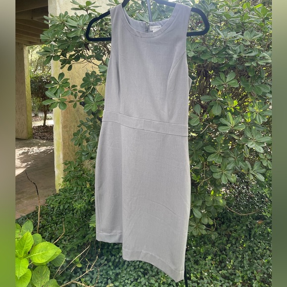 J. Crew Light Gray Midi Dress - Picture 1 of 11